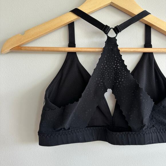 Lululemon Free Spirit Sports Bra Black 4 - Picture 6 of 7